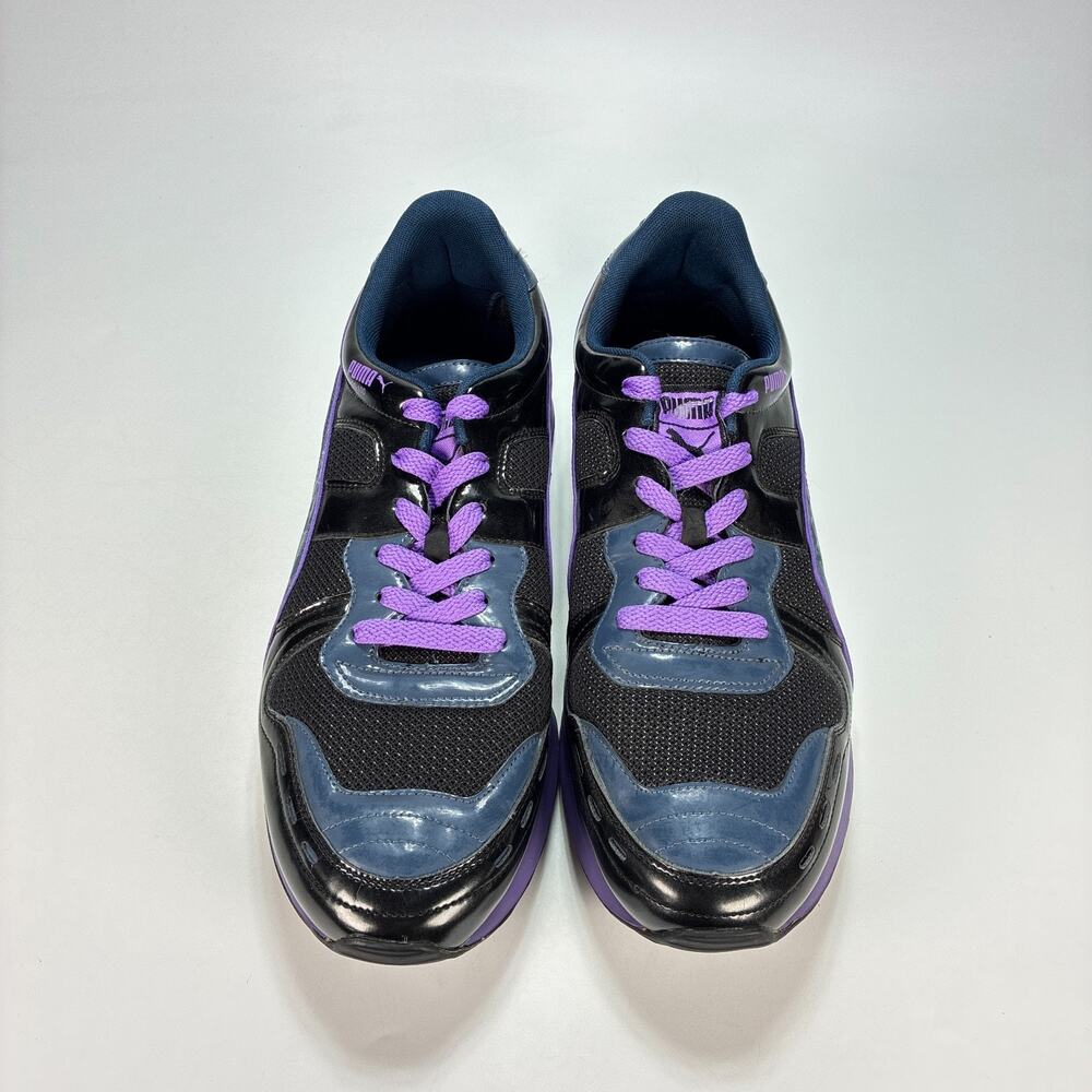 Puma RS100 Opulence Black Denim Purple Lifestyle Sneakers 356846-03 Mens Size 13 - Picture 3 of 11